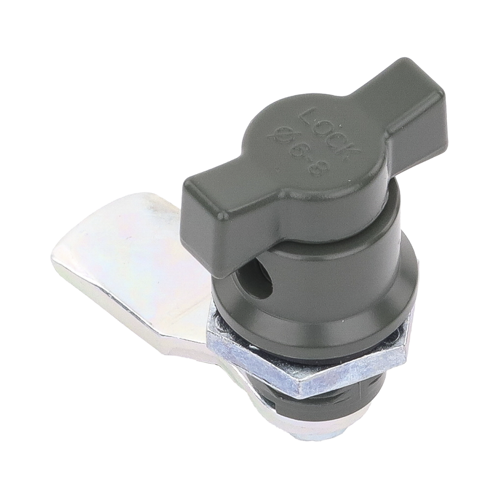 Cerradura de Medio Giro para Gabinetes Línea PST (Acero). Cuenta con Opción para Instalar Candado (no incluido). - Image 2