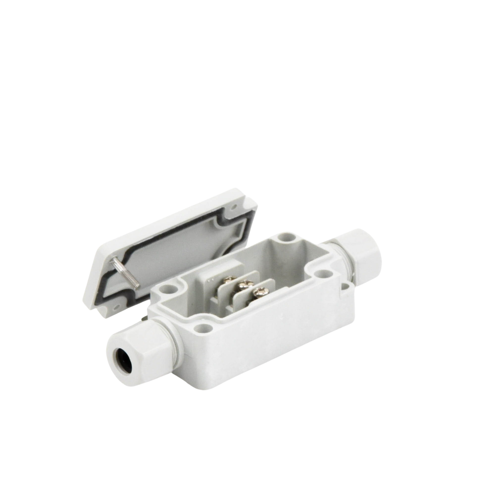 Caja de Conexión Exterior con Terminales Intermedias para 3 Líneas (Tornillo simple). Incluye Glándulas. - Image 2