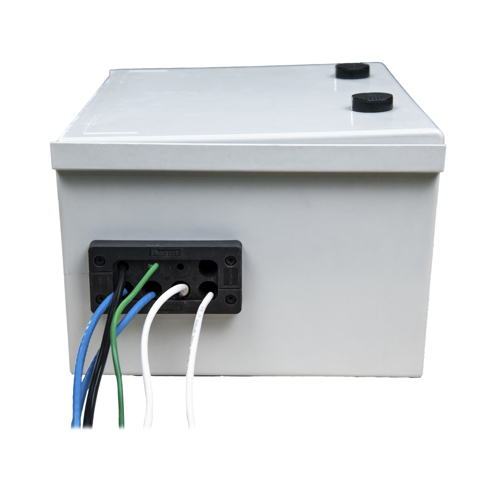 KIT de Gabinete de Poliéster (300 x 400 x 200 mm) + Controlador de Carga con Switch PoE (5) + Batería de 12V 7Ah - Image 3