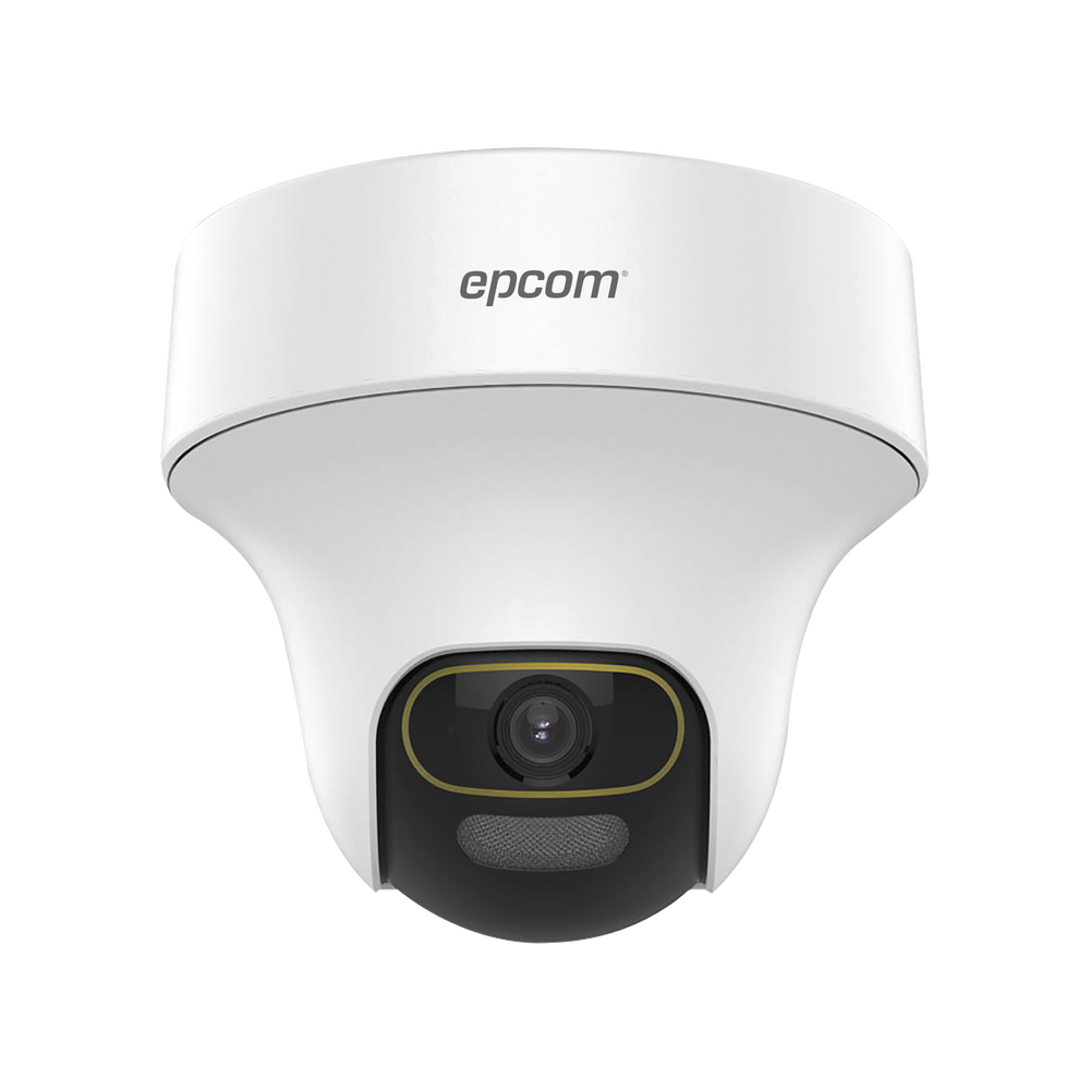 Cámara LUZ DUAL (IR + LUZ BLANCA) / Domo TurboHD 2 Megapixel (1080p) / Luz Blanca 20 mts / Gran Angular 106° / Lente 2.8 mm / 30 mts IR EXIR / Exterior IP67 / 4 Tecnologías /  Micrófono Integrado