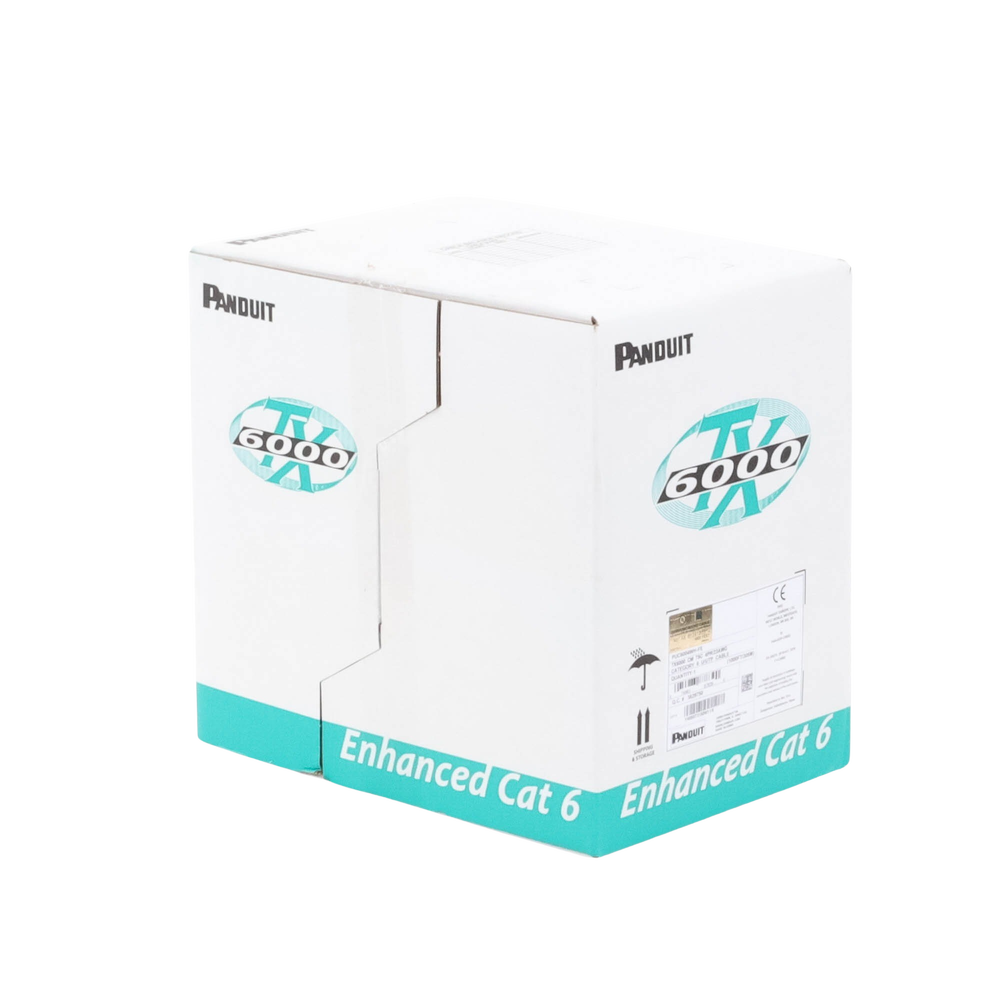Bobina de Cable UTP 305 Metros (1000 Pies) de Cobre, TX6000? PanNet, Reelex, Blanco, Categor?a 6 Mejorado (23 AWG), PVC (CM), de 4 Pares - Image 3