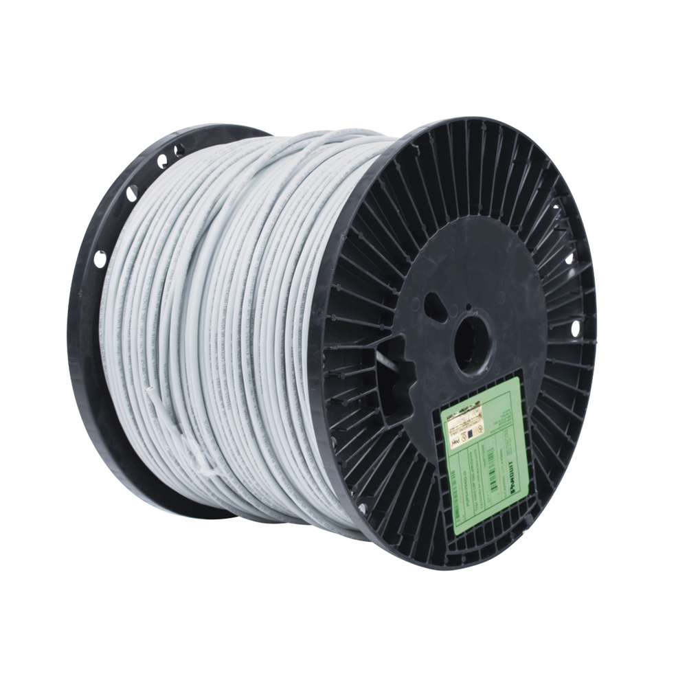 Bobina de Cable UTP de 4 Pares, Vari-MaTriX, Cat6A, 23 AWG, CMP (Plenum), Color Gris, 305m
