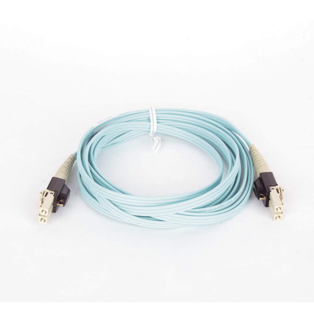 Jumper PViQ de Fibra Óptica Multimodo 50/125 OM4, LC-LC Duplex, LSZH, Color Aqua, 3 Metros - Image 4