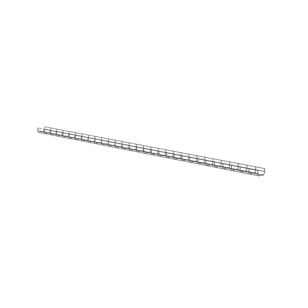 Charola Wire Basket de 12 in (304 mm) de Ancho, 2 in (50 mm) de Alto, 3 m de Largo, Hasta 209 Cables Cat6, Color Negro - Image 2