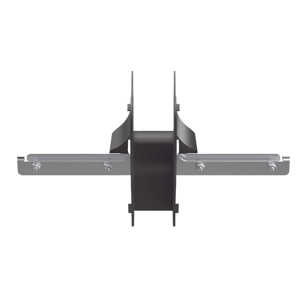 Bajada/Salida de Cables Para Charola Wire Basket, de 2 in, Con Control de Radio de Curvatura, Color Negro - Image 2