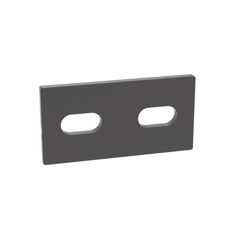 Kit de 12 Piezas de Barra de Empalme de 2 Orificios, Para Fabricación de Curvas con Charola Wire Basket en Campo, Color Negro