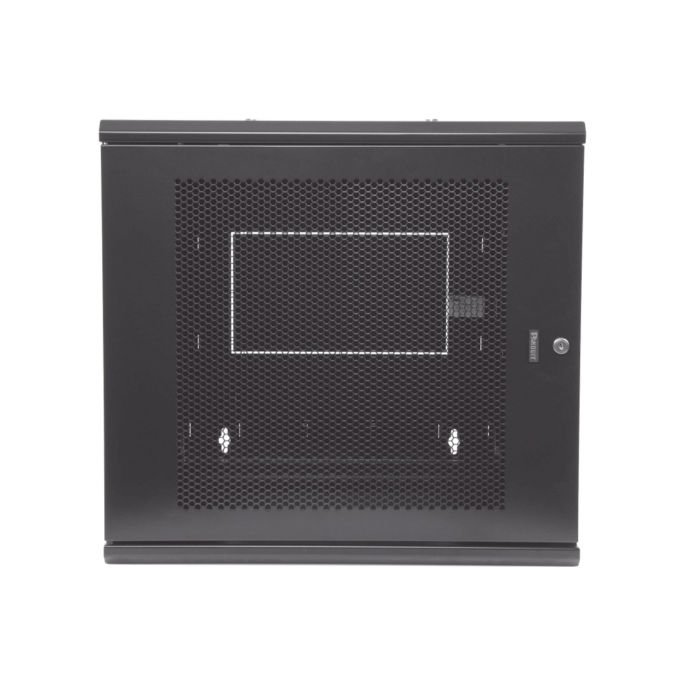 Gabinete PanZone de Montaje en Pared, de 19in, Puerta Ventilada, 12 UR, 635mm de Profundidad, Color Negro - Image 2