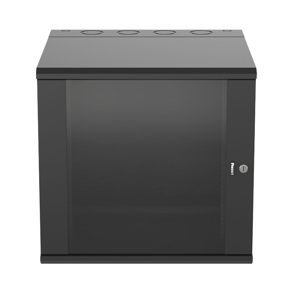 Gabinete PanZone de Montaje en Pared, de 19in, Puerta con Ventana de Seguridad, 12 UR, 635mm de Profundidad, Color Negro - Image 3
