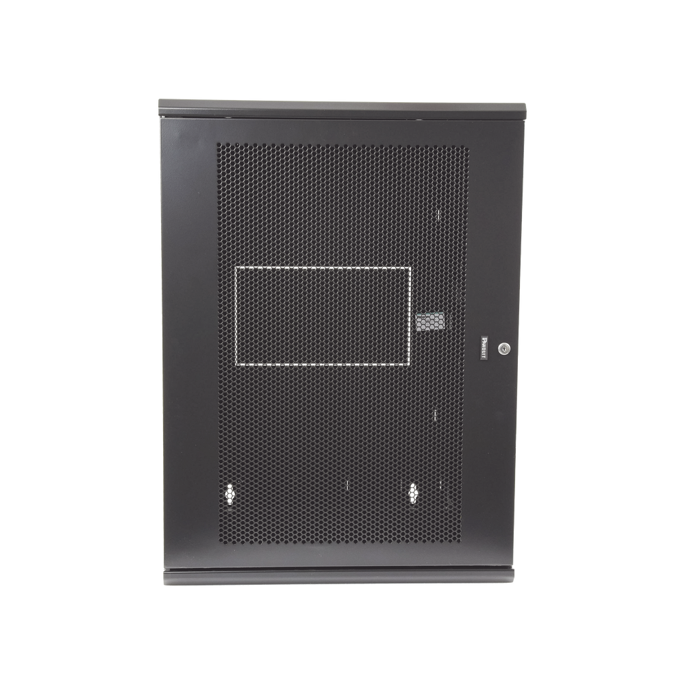 Gabinete PanZone de Montaje en Pared, de 19in, Puerta Ventilada, 18 UR, 635mm de Profundidad, Color Negro - Image 4