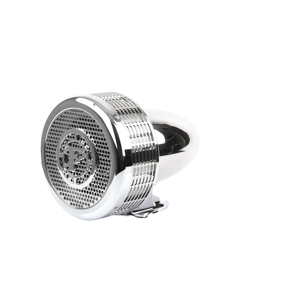 Sirena electromecánica produce 123 dB detectables a grandes distancias