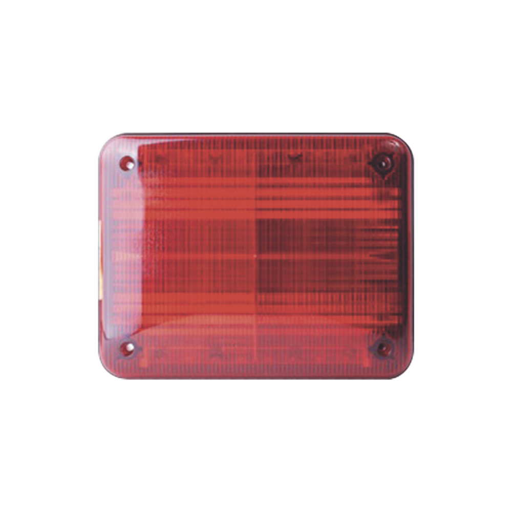 Luz de advertencia Quadraflare LED, Flasher Integrado y Mica de color Rojo