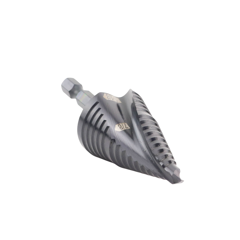 Broca Escalonada 12 en 1, de Liberación Rápida, Acanaladura en Espiral, produce Agujeros de 2-3 cm e Intermedios. 10x más Durable - Image 6