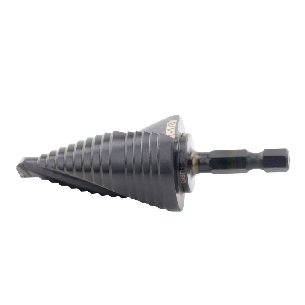 Broca Escalonada 12 en 1, de Liberación Rápida, Acanaladura en Espiral, produce Agujeros de 2-3 cm e Intermedios. 10x más Durable - Image 7