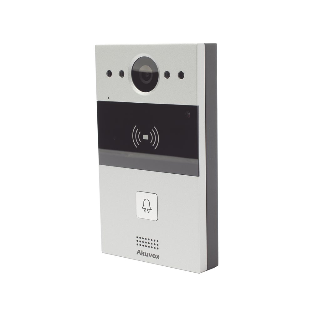 Videoportero de 1 Botón / Lector de Tarjetas MIFARE y PROX EM / Notificación a APP / 100% en la Nube / Notificación por Llamada Telefónica / SIP / ONVIF / IP65 / Cámara 2MP / Panel de Aluminio / Control de 2 Puertas - Image 2