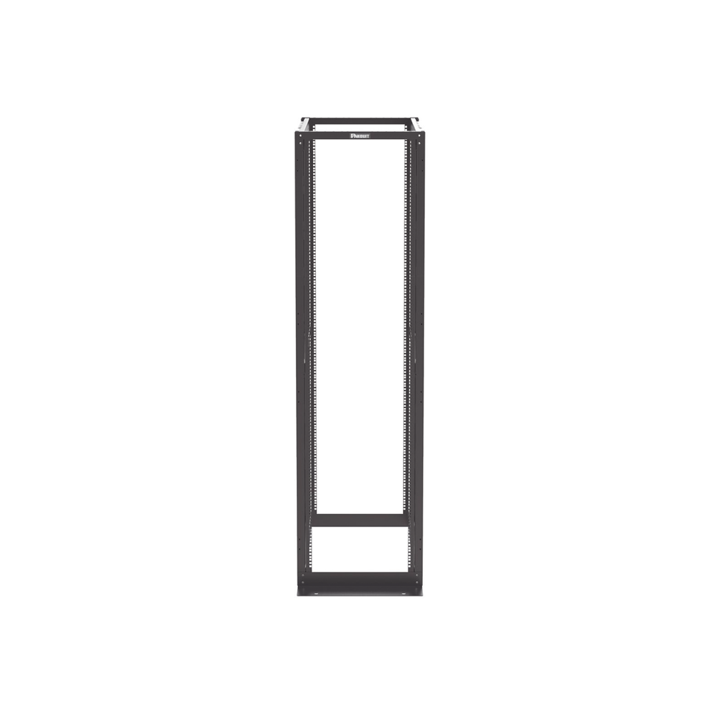 Rack de Cuatro Postes Estándar de 19", Rieles Con Orificio Para Tuerca Enjaulada, Profundidad Máxima de 41.5 in, 45 Unidades de Rack, Color Negro - Image 2