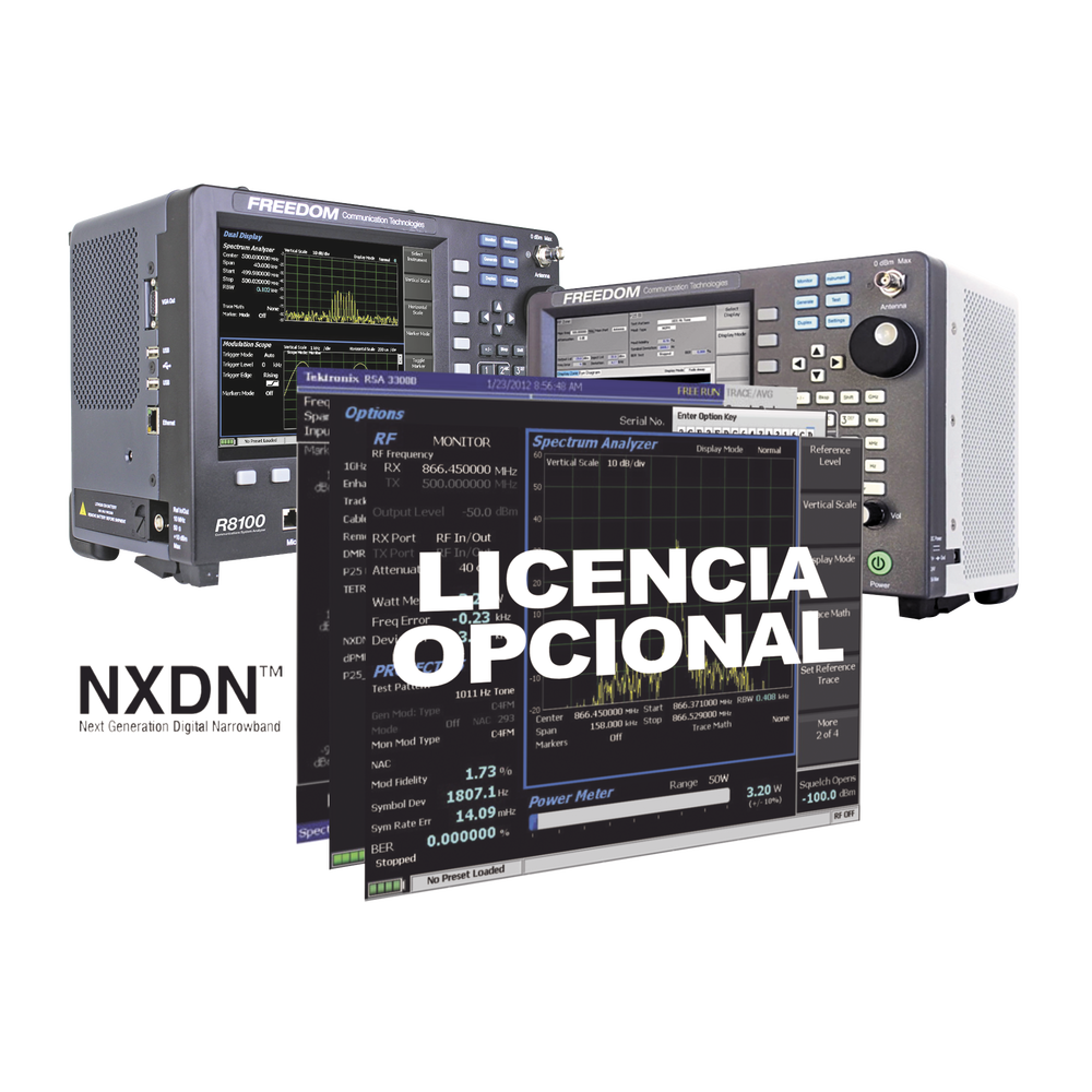 Opción de Software Auto-Tune para Móviles y Portátiles Series NX de Kenwood en R8000 /R8100.