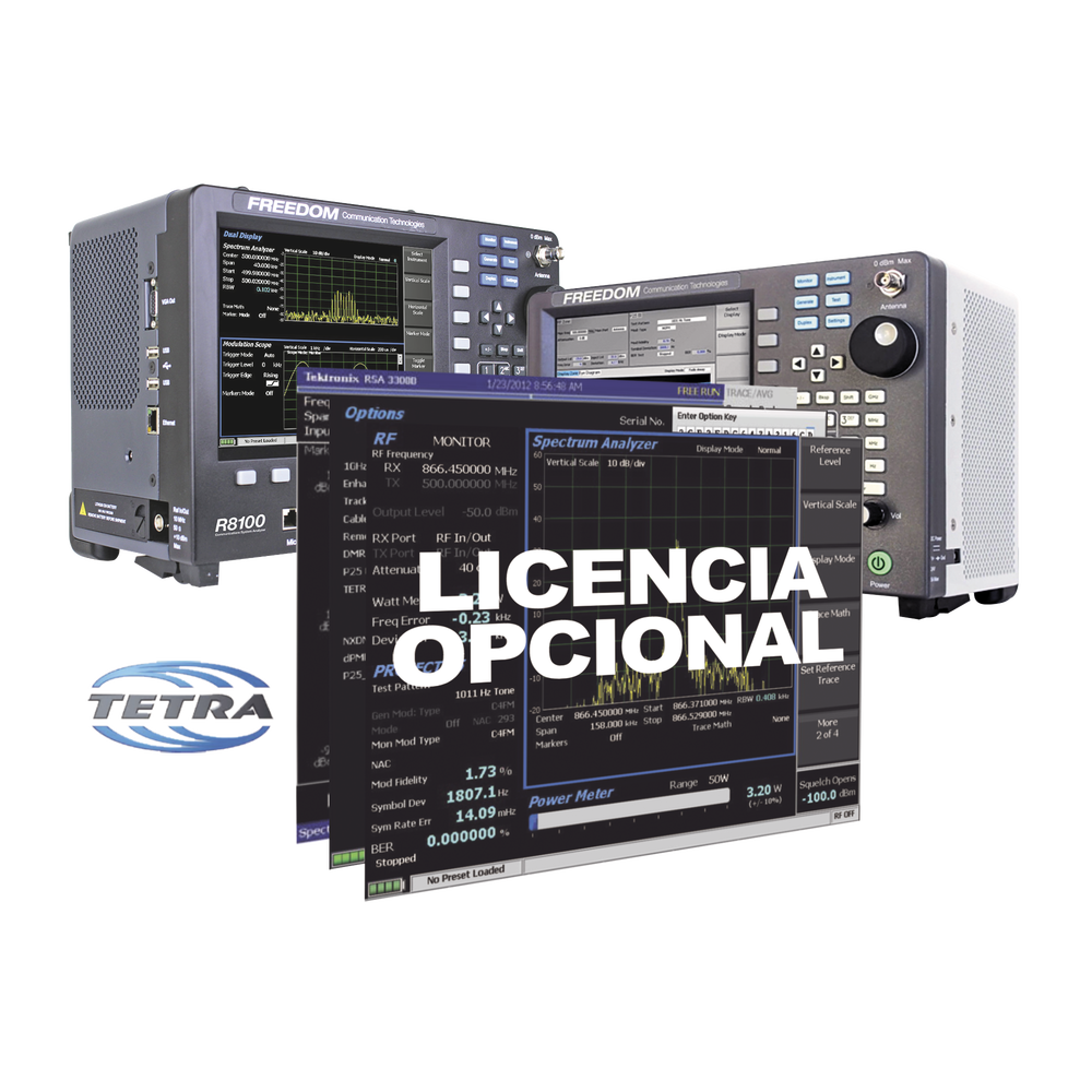 Opción de Software Monitoreo de la estación base TETRA en R8000 /R8100.