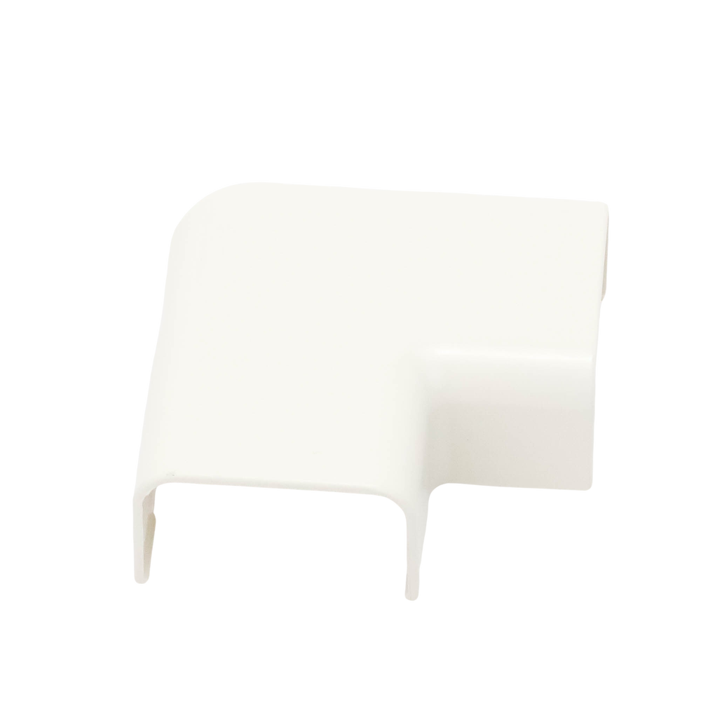 Conexión en ángulo recto "L", para uso con canaleta LD10, material ABS, Color Blanco Mate - Image 4