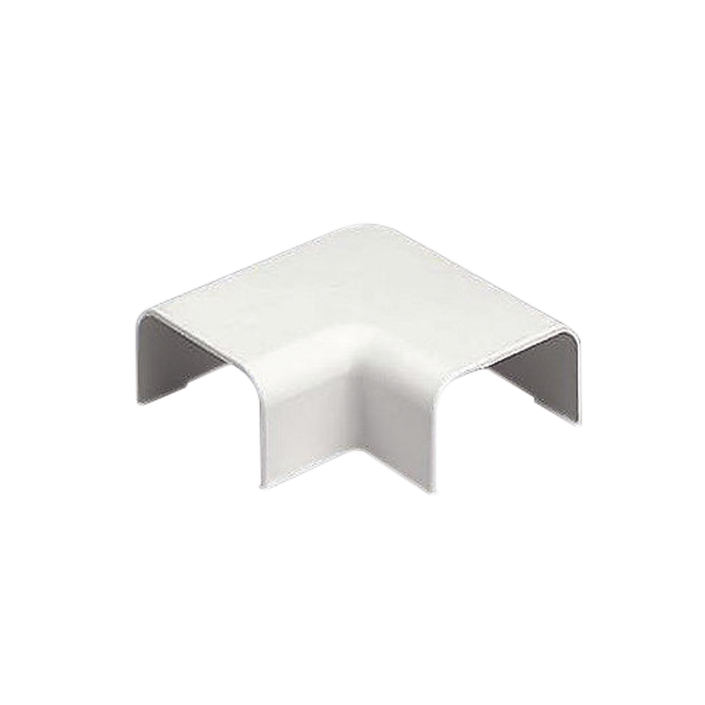 Conexión en ángulo recto "L", para uso con canaleta LD5, material ABS, Color Blanco Mate