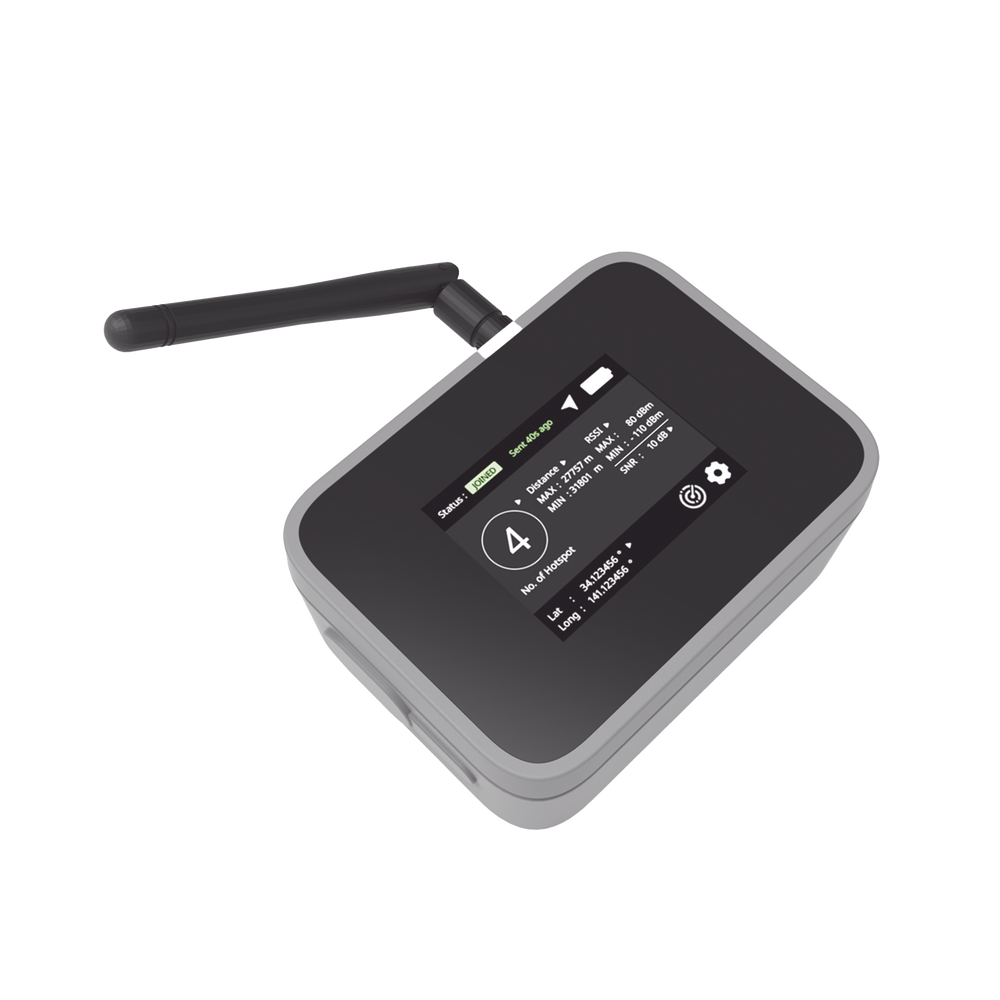 Probador de cobertura de red Lora con estuche rigido