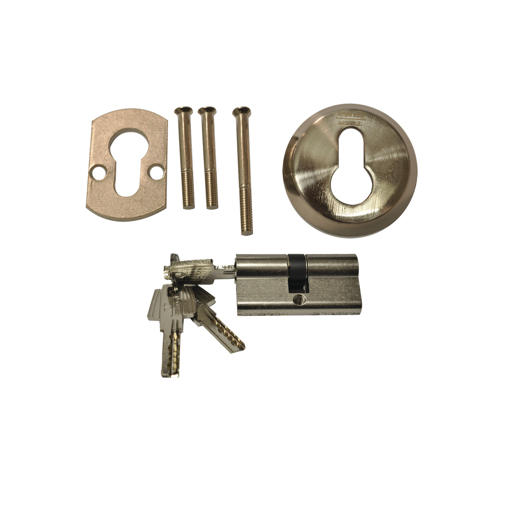 Cerradura de embutir auxiliar de bulones, sin resbalón y escudo E300L. - Image 4