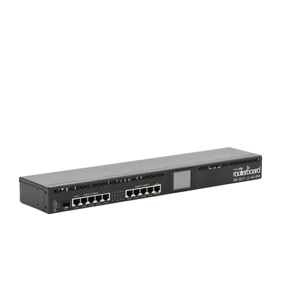 RouterBoard, CPU 2 Núcleos, 10 Puertos Gigabit Ethernet, 1 Puerto SFP, 1 GB Memoria, Licencia Nivel 5, Montaje Rack - Image 2