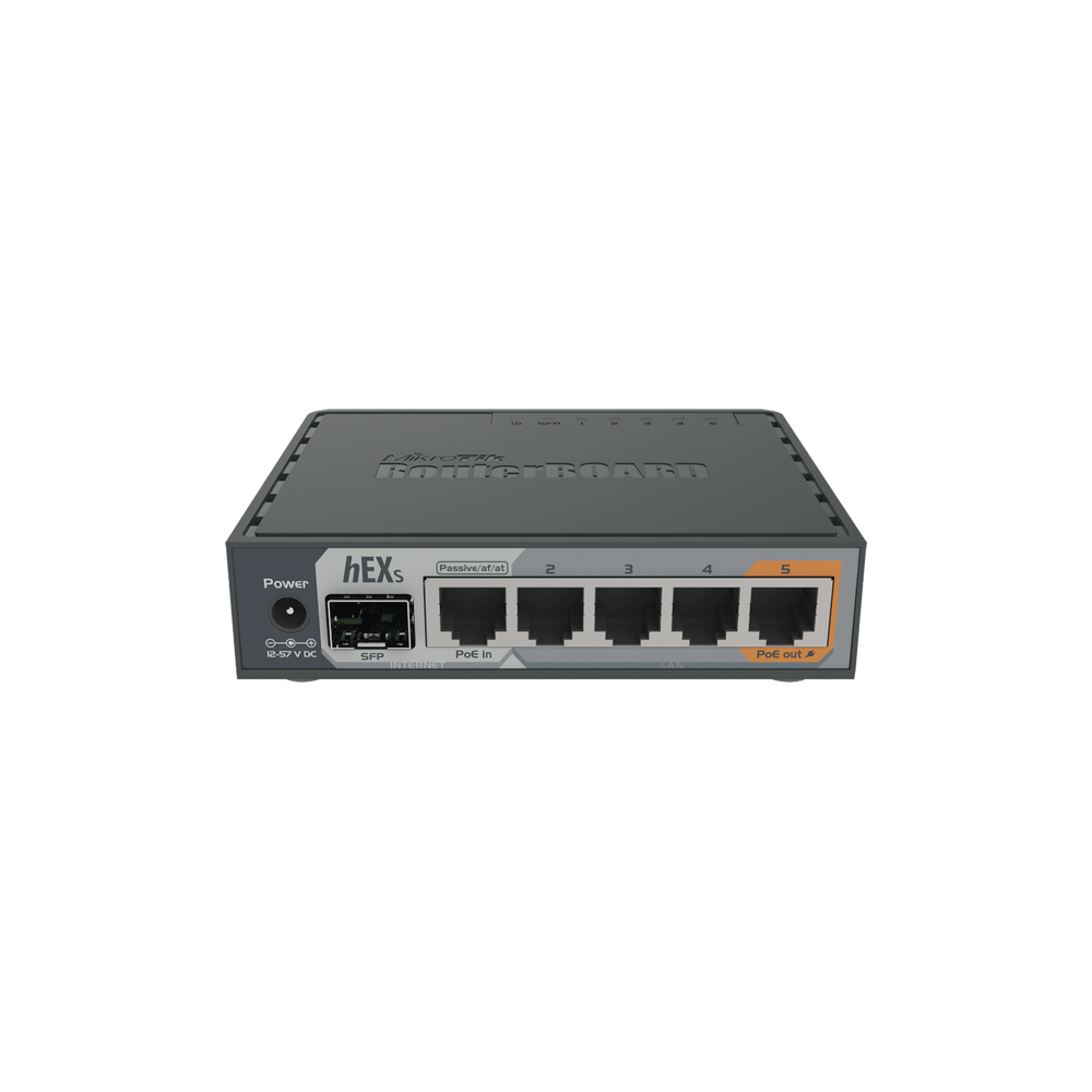 (hEX S) Router Dual Core, 5 puertos Gigabit, 1 Puerto SFP, PoE in, PoE Out - Image 2