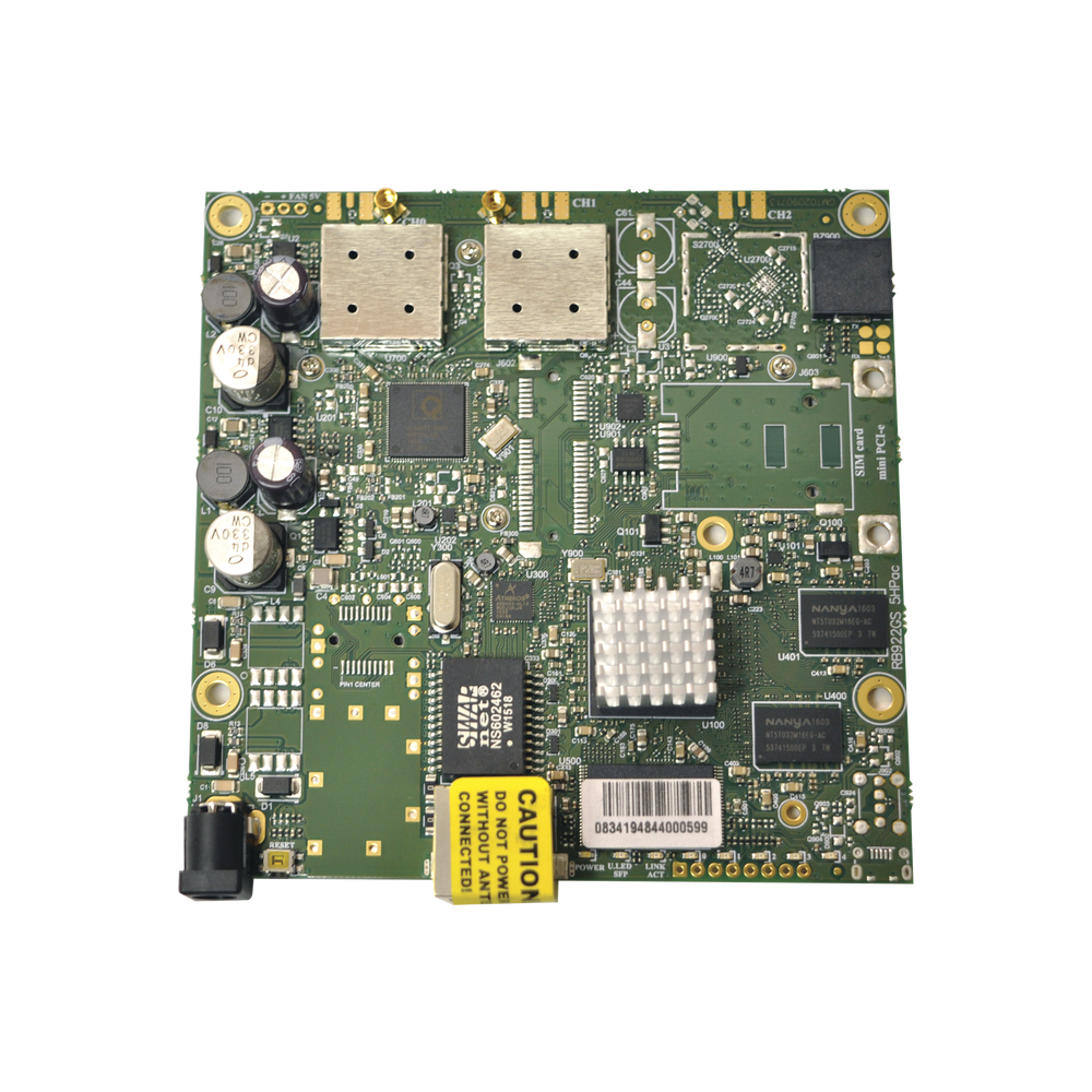 RouterBoard Inalámbrico en 5GHz a/n/ac, 1 Puerto Gigabit, CPU 720MHz, Licencia Nivel 3 (Solo Cliente). - Image 2