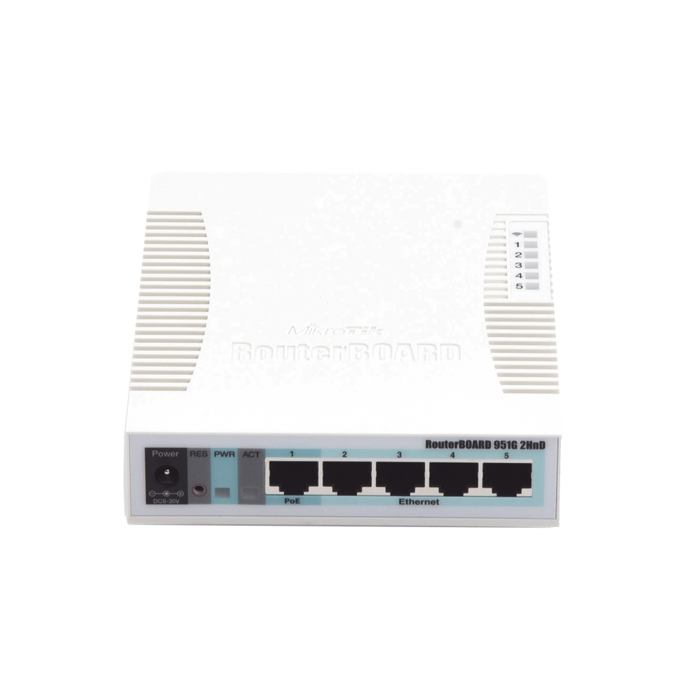 RouterBoard, 5 Puertos Gigabit Ethernet, 1 Puerto USB, WiFi 2.4 GHz 802.11b/g/n, Antena de 2.5 dbi hasta 1W de potencia - Image 4