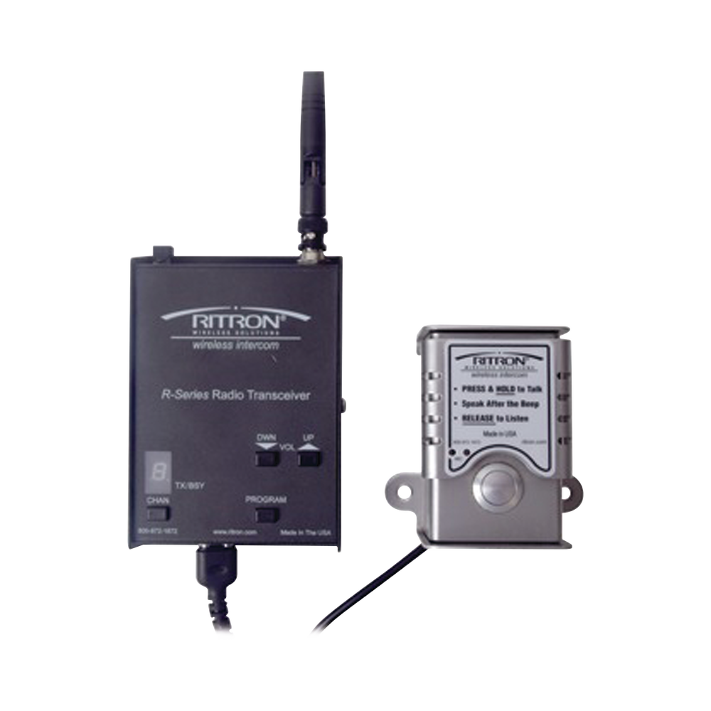 DOORCOM Portero Inalámbrico, Hasta 2 KM, UHF 450-470 Mhz