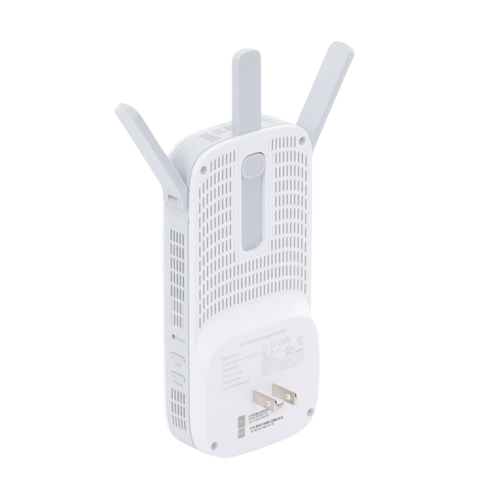 Repetidor / Extensor de Cobertura WiFi AC, 1750 Mbps, doble banda 2.4 GHz y 5 GHz, con 1 puerto 10/100/1000 Mbps, 3 antenas externas - Image 3