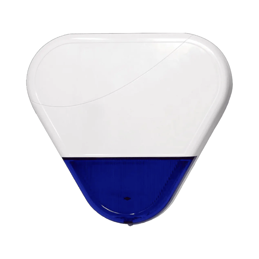 ALULA - Sirena Inalámbrica para Exterior / Volumen Sonoro 100 dBA / Vida Útil Batería 2-5 años / Alimentación AC Opcional / Resistente al Agua IP56 / Compatible Connect+