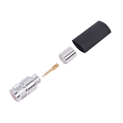 Conector N Macho de Anillo Plegable para LP-600, LMR-600, CNT-600.