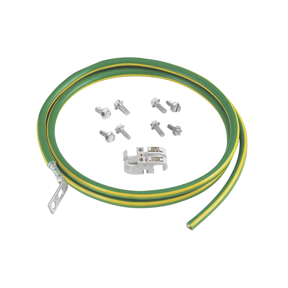 Kit de Jumper para Conexión de Gabinete o Rack de Telecomunicaciones a Barra de Tierra Física, 6 AWG, 1.52 m de Largo - Image 4