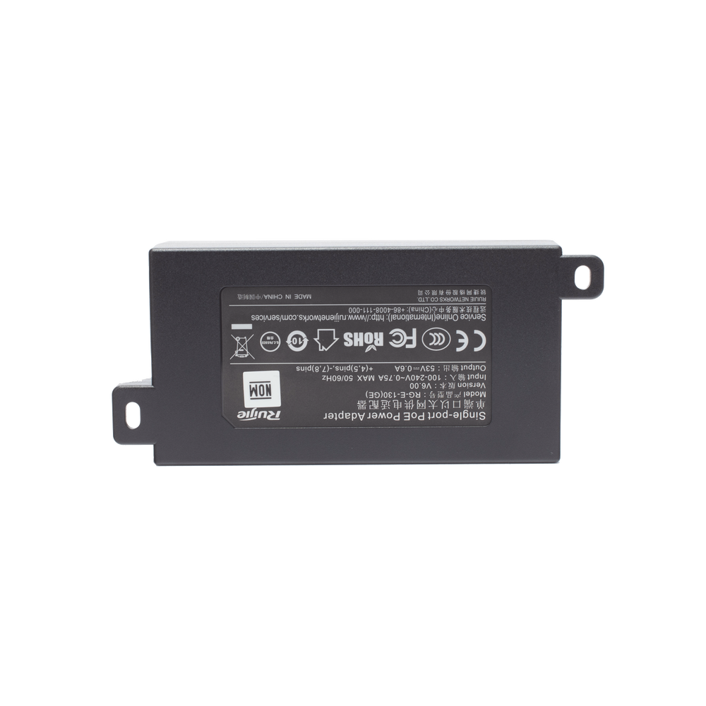 Inyector PoE estándar 802.3at Gigabit (53 V - 0.6 A - 30w) - Image 6