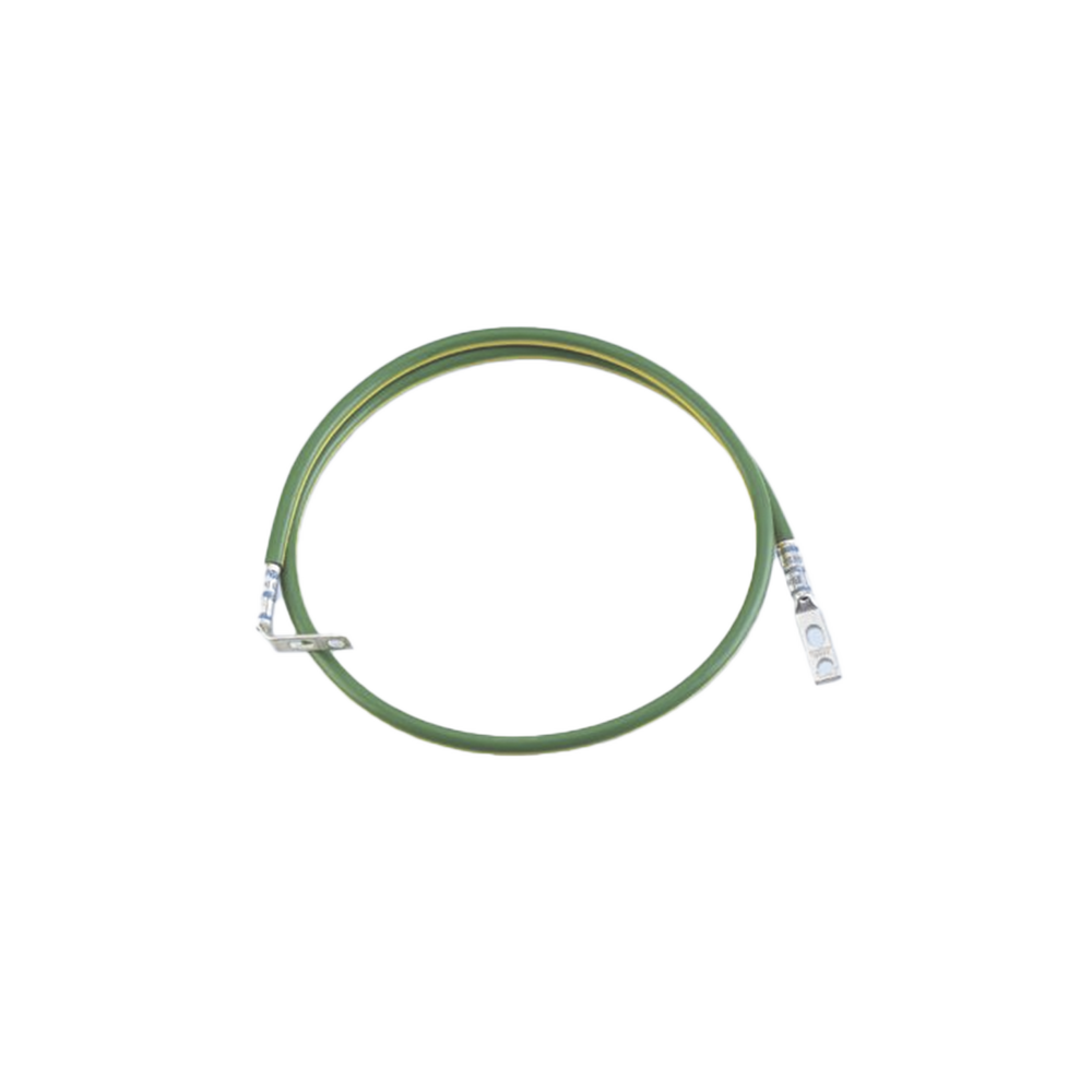 Jumper Para Aterrizar Equipos en Racks o Gabinetes, 6 AWG, con Terminal Doblada a 90 Grados, 0.60 m de Largo