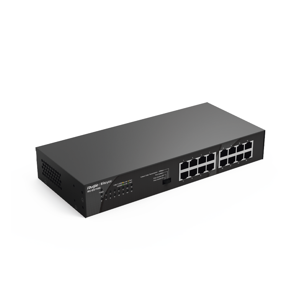 Switch no administrable, Visible en la Topología en la Nube, con 16 puertos Gigabit - Image 2