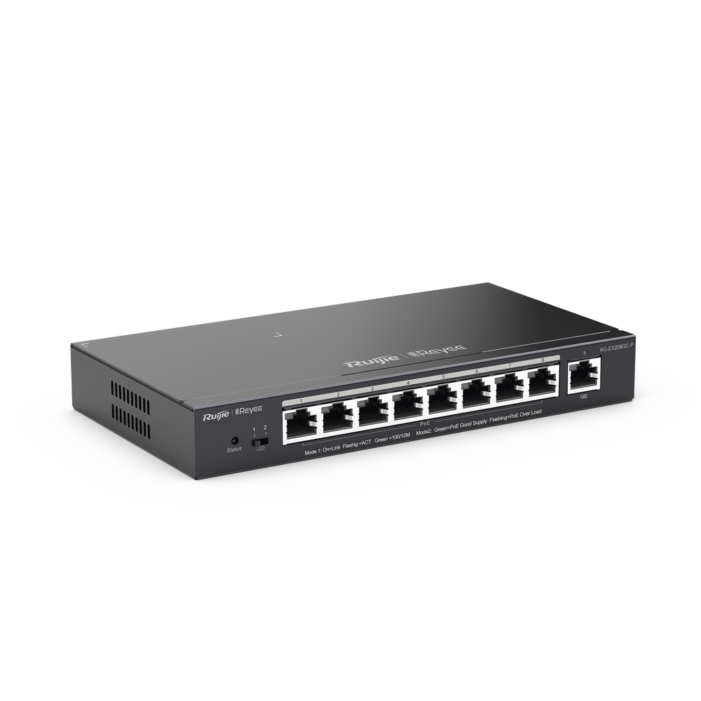 Switch Administrable 8 Puertos PoE+ 802.3af/at Gigabit, gestión gratuita desde la nube, 120w - Image 3