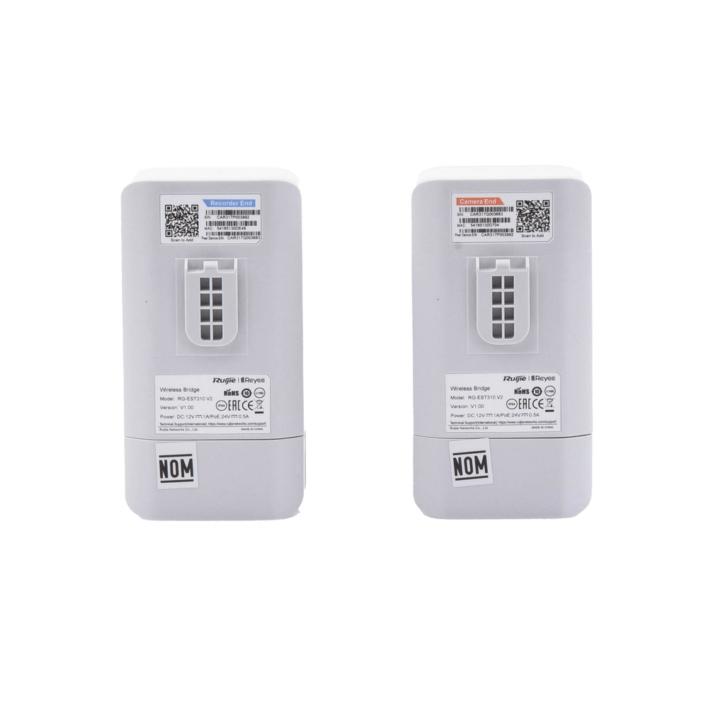 Kit completo Punto a Punto Pre-Configurado hasta 1 Km listos para enlazar, administrable en la Nube, Banda 5Ghz AC WAVE2 MU-MIMO 2X2, Puertos 10/100. - Image 7