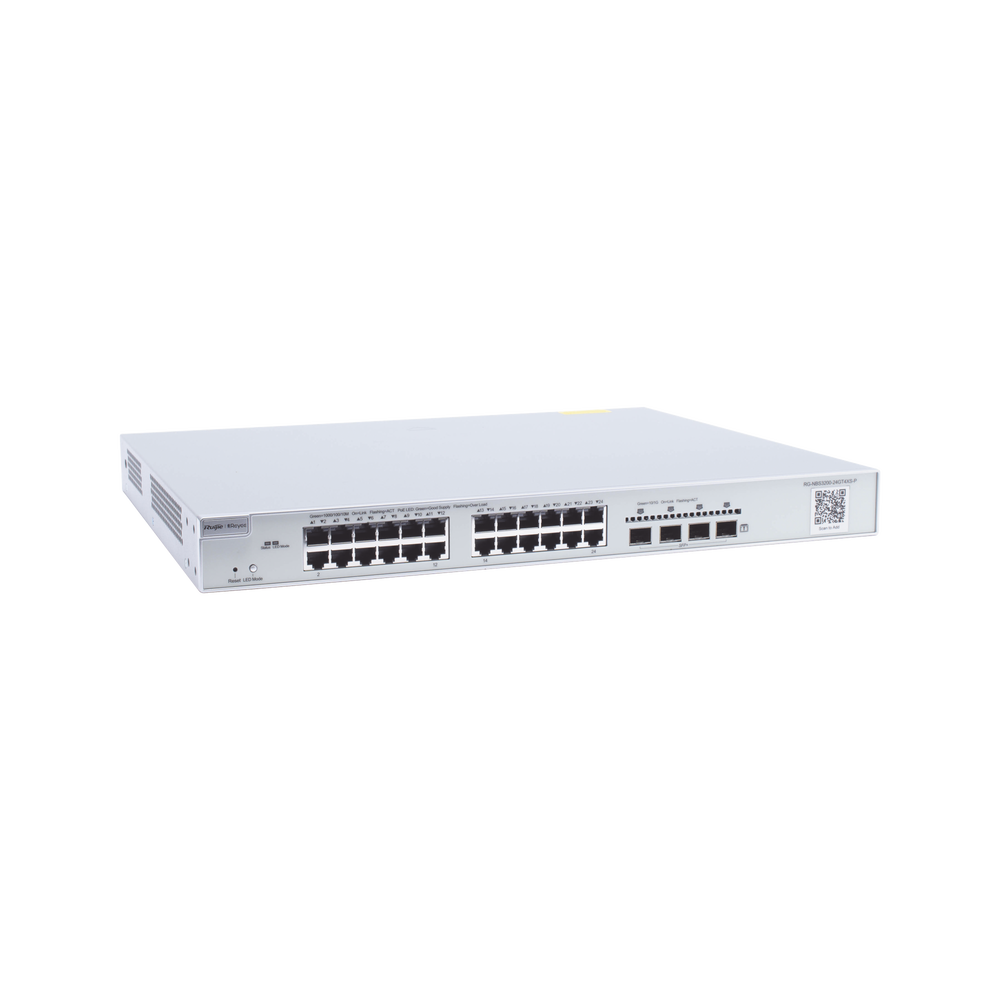 Switch Administrable PoE Capa 2+ Plus, con 24 puertos Gigabit PoE 802.3af/at + 4 SFP+ para fibra 10Gb, gestión gratuita desde la nube, 370w - Image 3