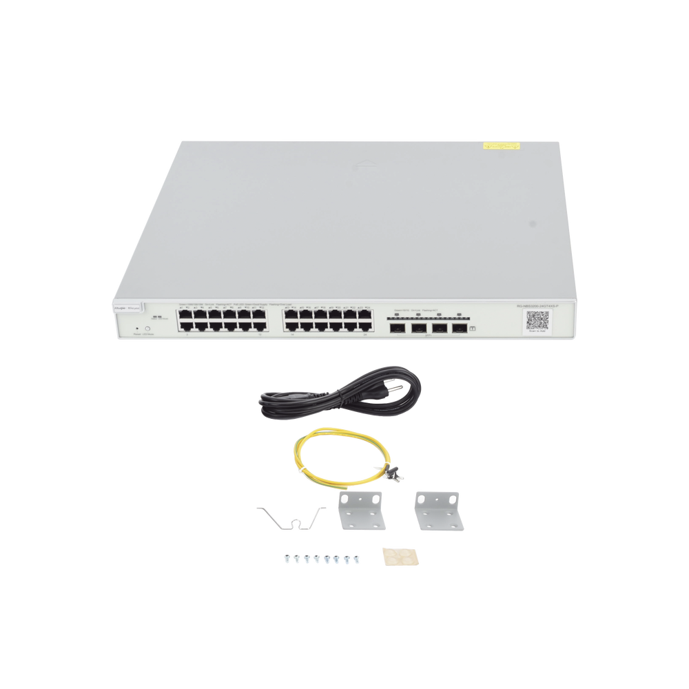 Switch Administrable PoE Capa 2+ Plus, con 24 puertos Gigabit PoE 802.3af/at + 4 SFP+ para fibra 10Gb, gestión gratuita desde la nube, 370w - Image 5
