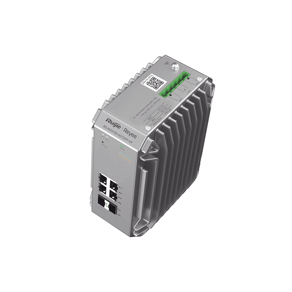 Switch Industrial PoE hasta , Ideal para temperaturas Extremas y protección contra descargas, 4 Puertos Gigabit PoE 802.3 af/at, 2 puertos SFP Administrable Cloud - Image 3