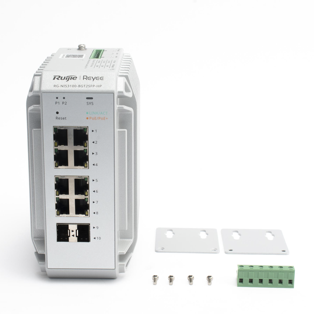 Switch Industrial PoE, Ideal para temperaturas Extremas y protección contra descargas, 8 puertos Gigabit PoE 802.3af/at + 2 SFP para fibra 1Gb, gestión gratuita desde la nube, 125w - Image 4