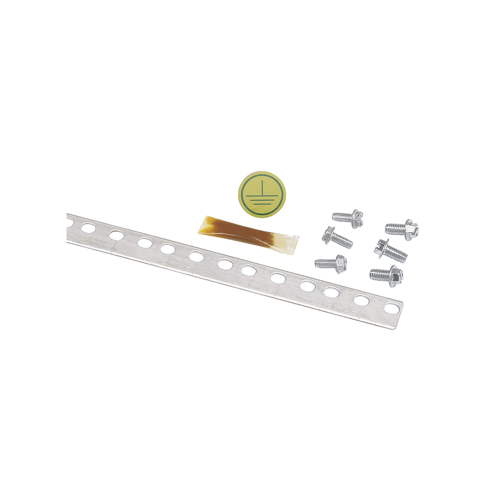 Kit de 10 Piezas de Barra Vertical para Tierra Física, de 2m de Largo, para Montaje en Rack