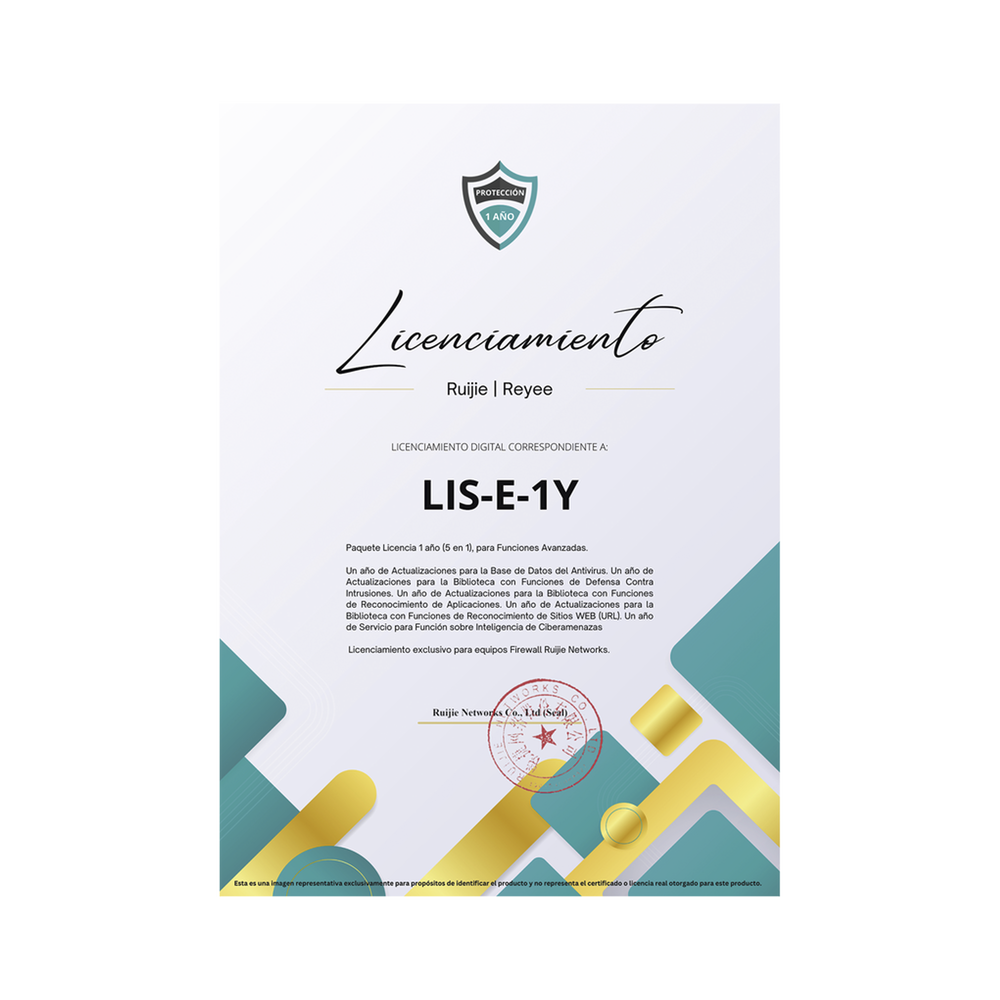 Paquete Licencia 1 año (5 en 1), para Funciones Avanzadas Firewall modelo Z5100 series