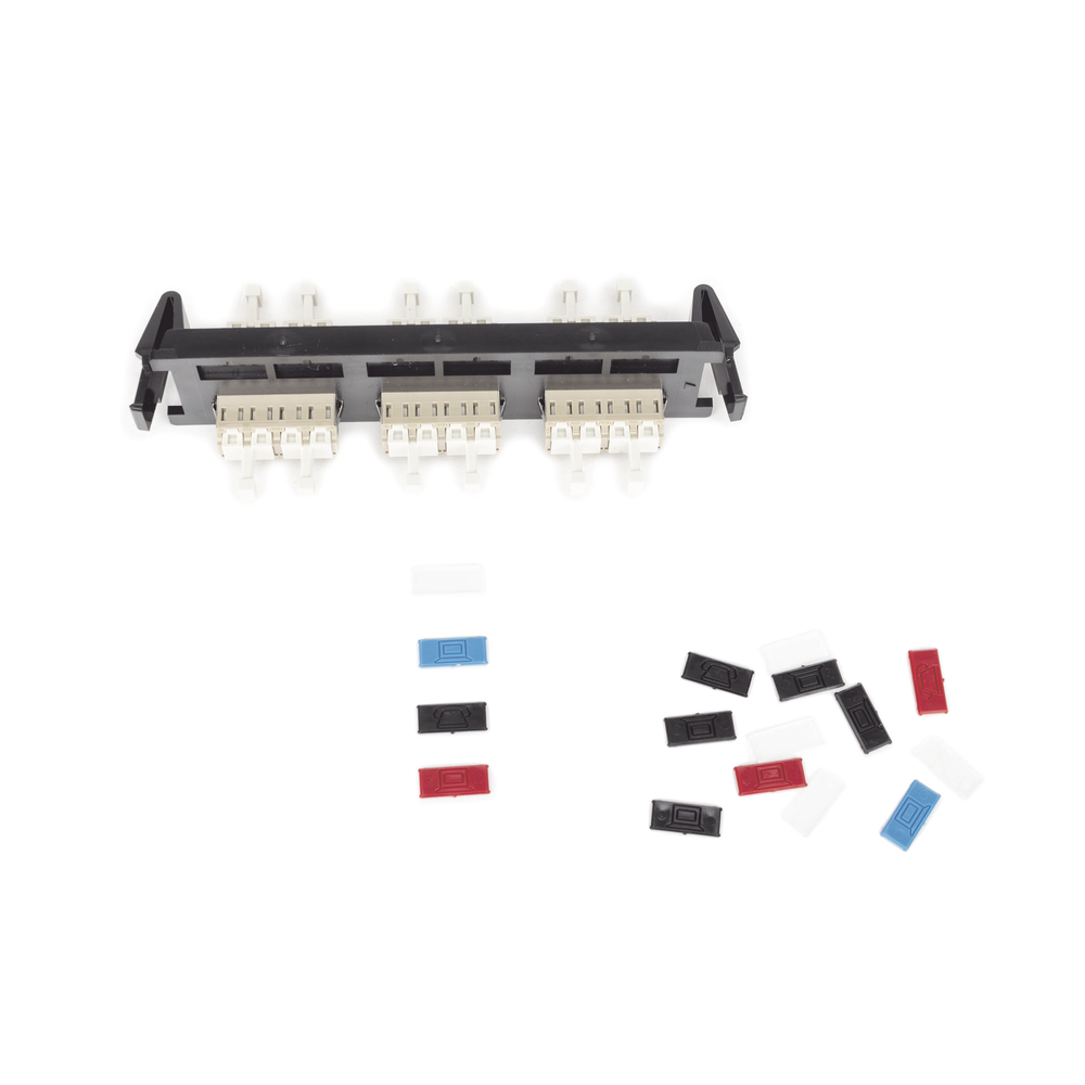 Placa Acopladora de Fibra ?ptica Quick-Pack, Con 3 Conectores LC Quad (12 Fibras), Para Fibra Multimodo, Beige - Image 5