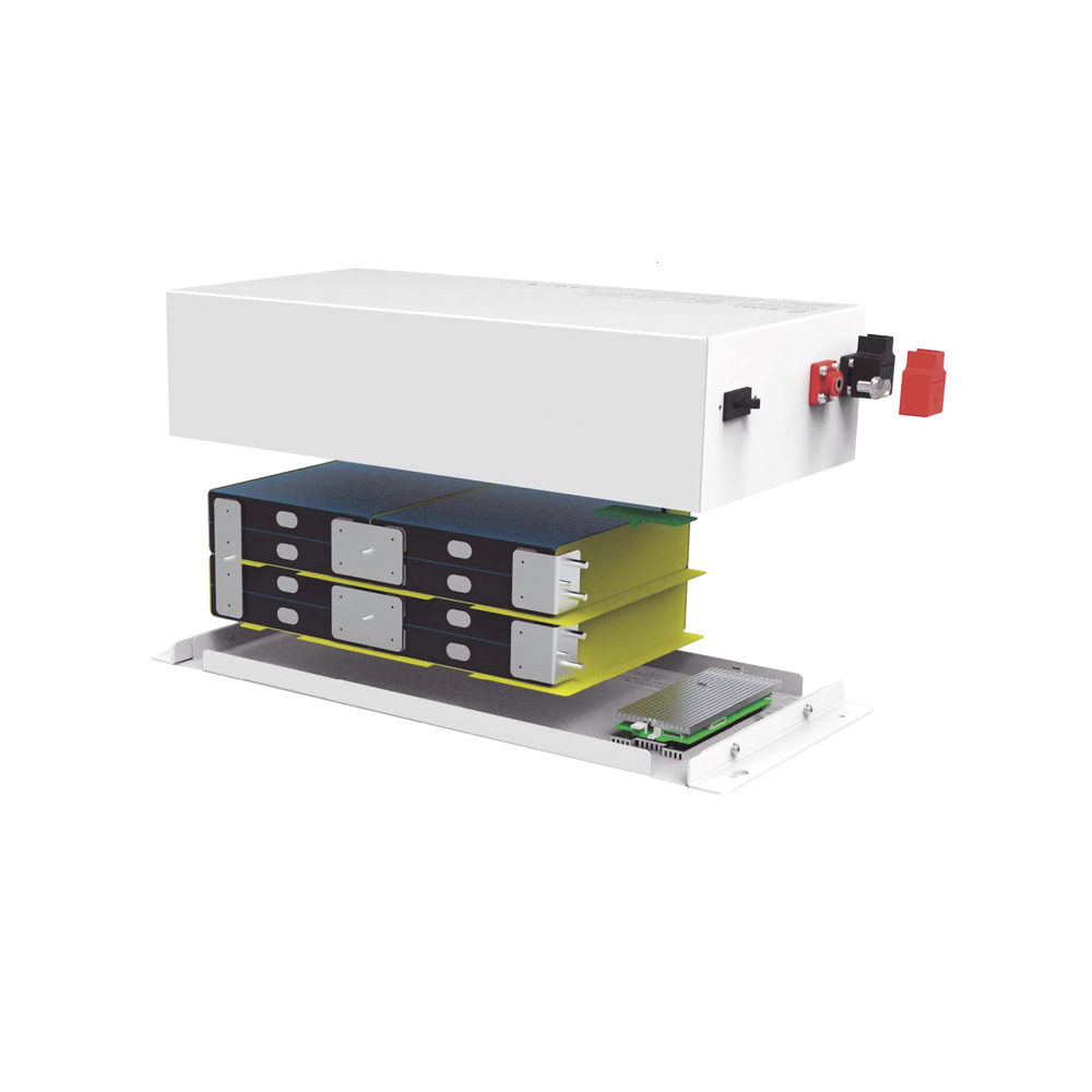 Batería de Litio Ciclo Profundo, 12.8 Vcc 200Ah (LiFePO4 case Metálico), Solar, Máximo 100 A de Descarga - Image 2