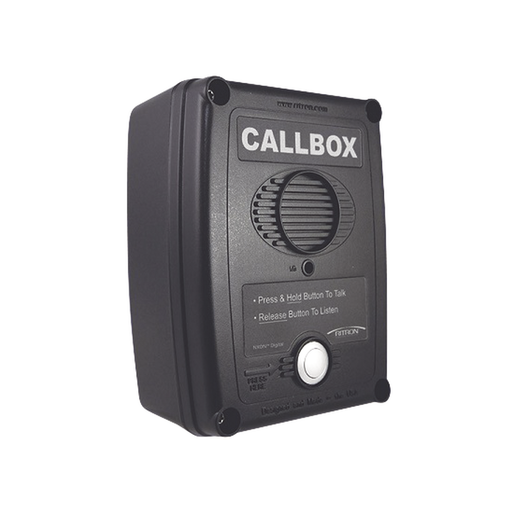 Callbox, Intercomunicador Inalámbrico Vía Radio VHF 150-165MHZ, Serie Q7 en Color Negro