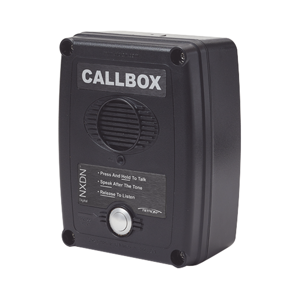 Callbox Digital NXDN, Intercomunicador Inalámbrico Vía Radio VHF 150-165MHZ, Serie XD en Color Negro