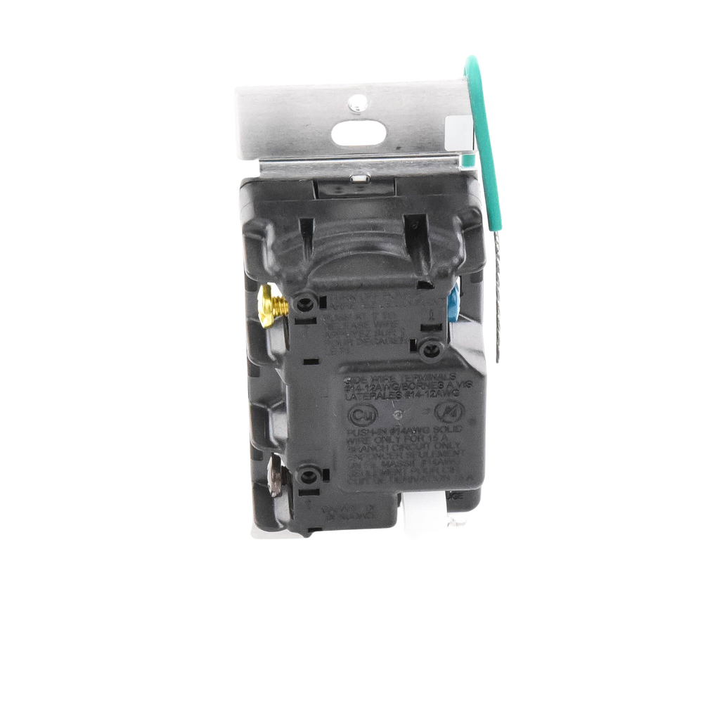 (RadioRA2) Switch on/off RRD-8S-DV-WH de doble voltaje, un solo polo 120V/, 8A/, 1/10HP 3A en motores, apaga y enciende iluminación ó motor, NO requiere cable neutro. - Image 4